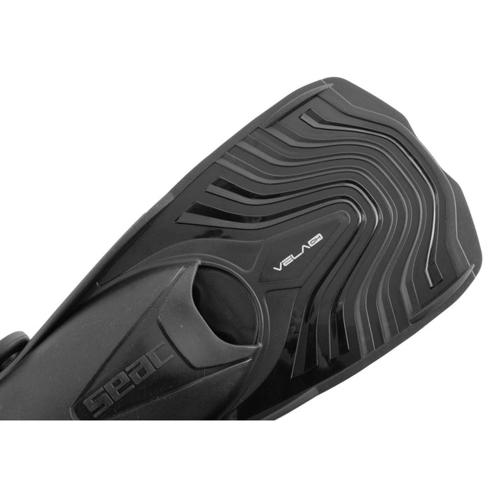 Palmes de snorkeling Vela Oh Noires Taille M-L ~ 42-43 Seac 71-47N-M-L