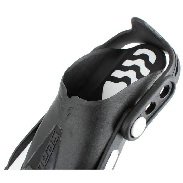 Palmes de snorkeling Vela Oh Blanches Taille L-XL ~ 45-47 Seac 71-47W-L-XL