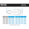 Palmes de snorkeling Vela Oh Blanches Taille L-XL ~ 45-47 Seac 71-47W-L-XL