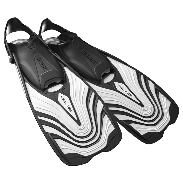 Palmes de snorkeling Vela Oh Blanches Taille M-L ~ 42-43 Seac 71-47W-M-L