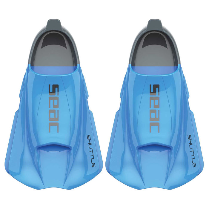 Aletas de natación Shuttle Flex Azul Claro-Gris Talla 37-38 Seac 71-51AZG-37-38