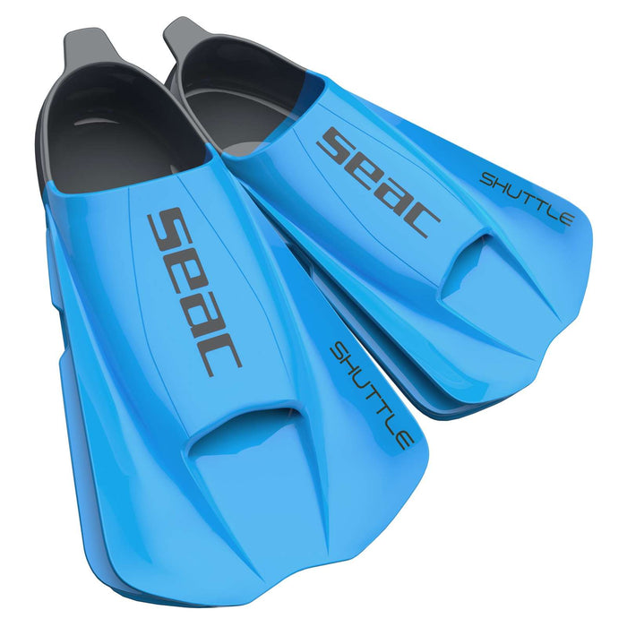 Aletas de natación Shuttle Flex Azul Claro-Gris Talla 45-46 Seac 71-51AZG-45-46