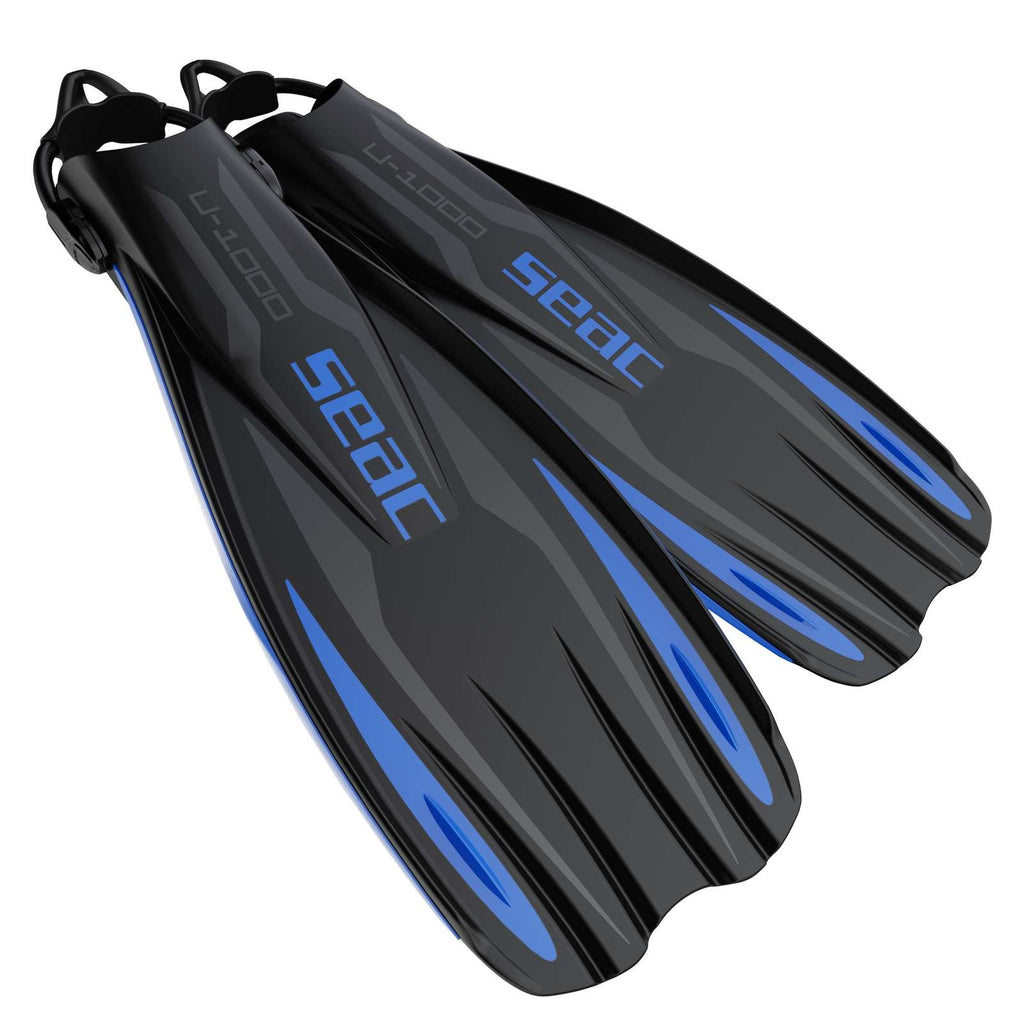 Aletas de buceo U-1000 Azul S-M ~ 37-39 Seac 71-55B-S-M