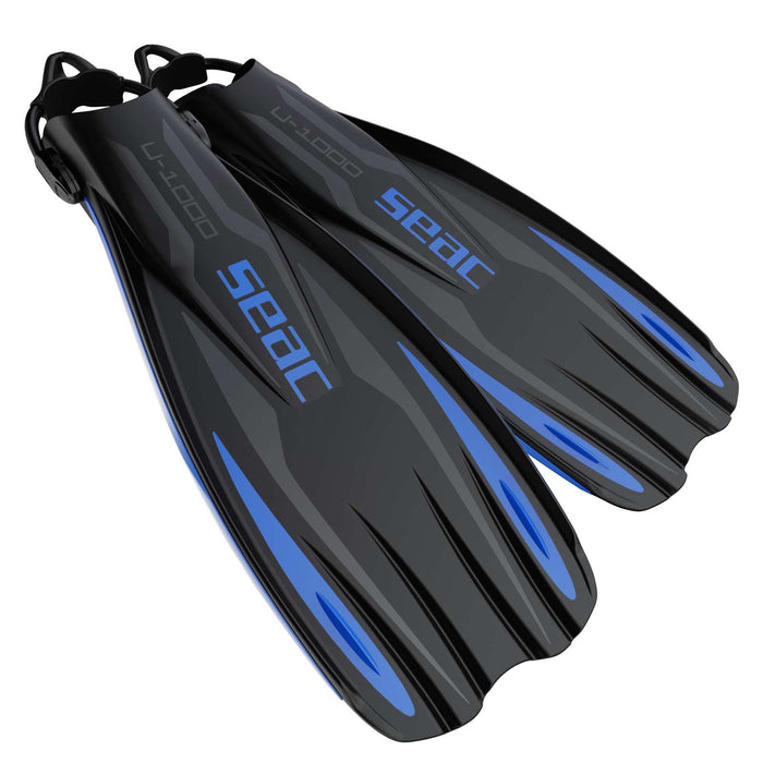 Diving Fins U-1000 Blue XS-S ~ 34-36 Seac 71-55B-XS-S
