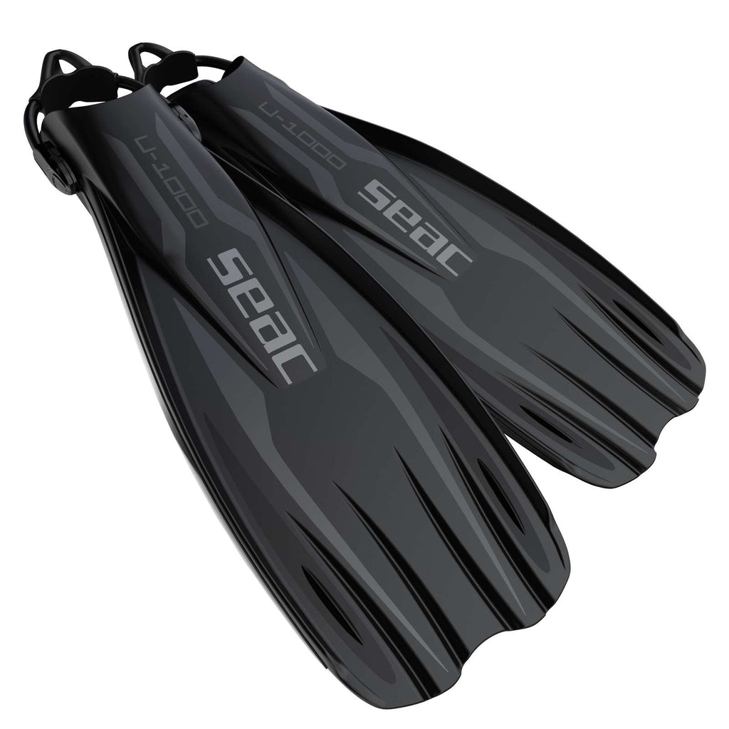 Diving Fins U-1000 Black M-L  ~ 40-42 Seac 71-55N-M-L