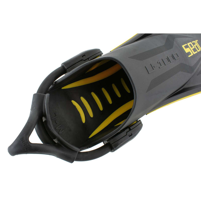 Diving Fins U-1000 Yellow M-L ~ 40-42 Seac 71-55Y-M-L