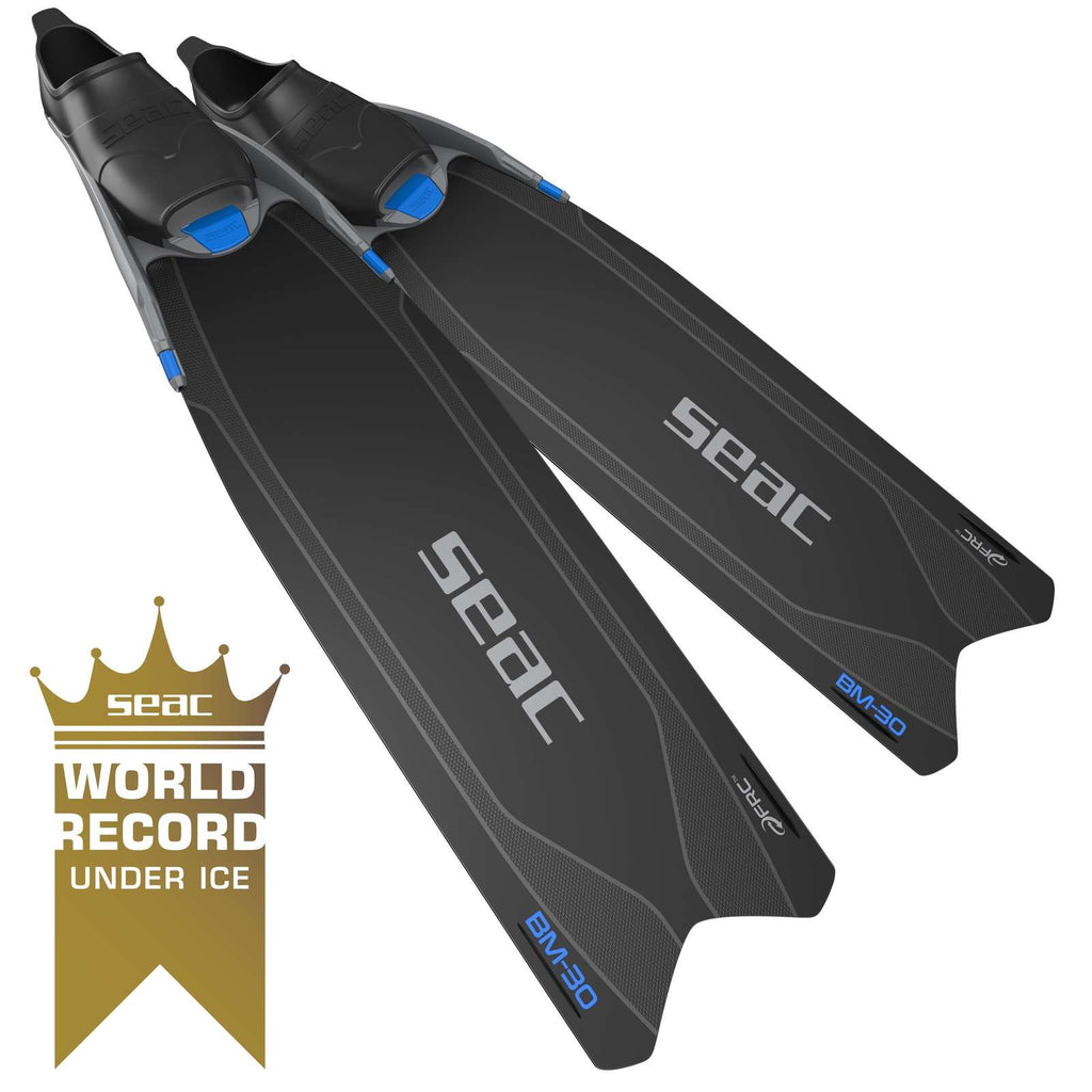 Freediving and Spearfishing Fins Bm30 Black-Blue 35-36 Seac Seac 71-56N-35-36