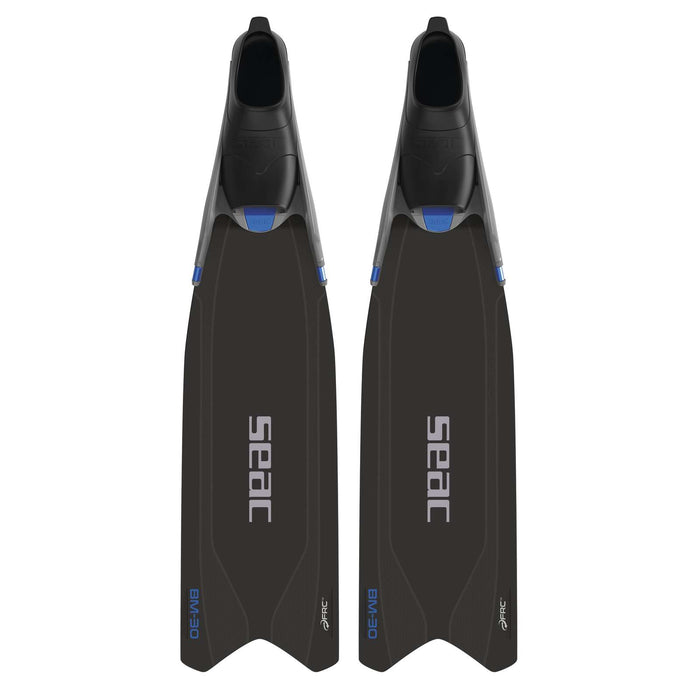 Palmes de freediving et de chasse sous-marine Bm30 Noir-Bleu 45-46 Seac 71-56N-45-46