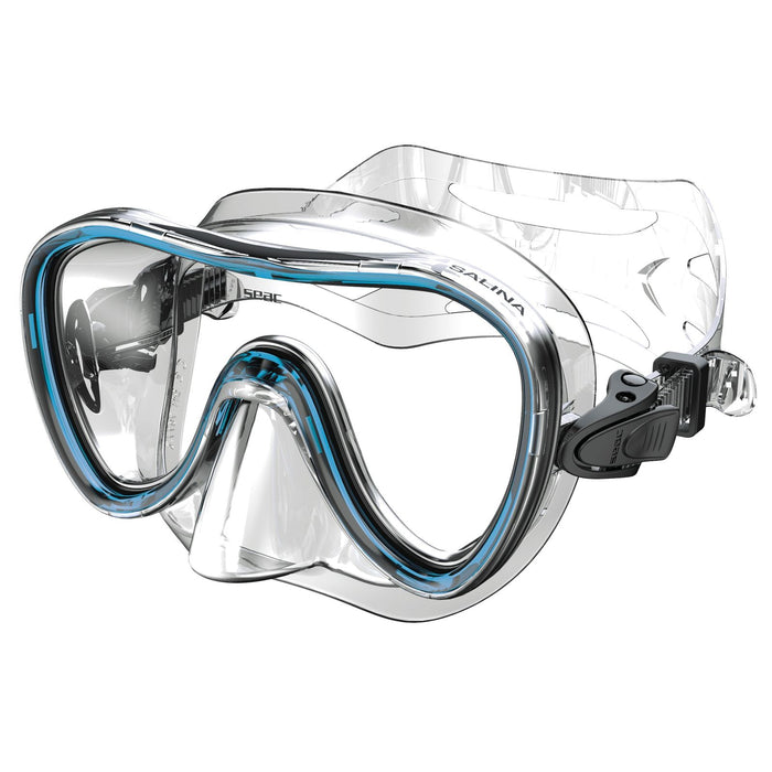 Snorkeling Mask Salina Slt Aquamarine Seac 75-15A-SLT