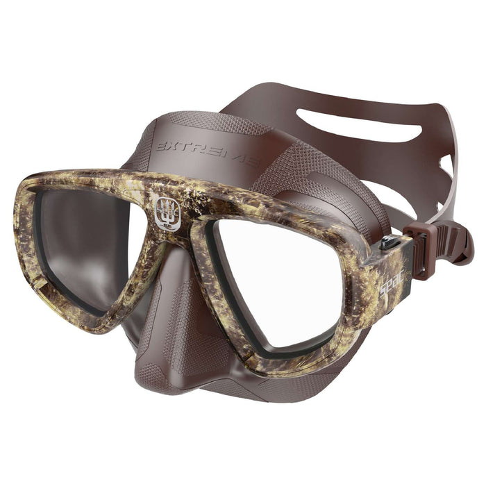Maschera da apnea Extreme Camo Marrone Seac 75-33K-SBR