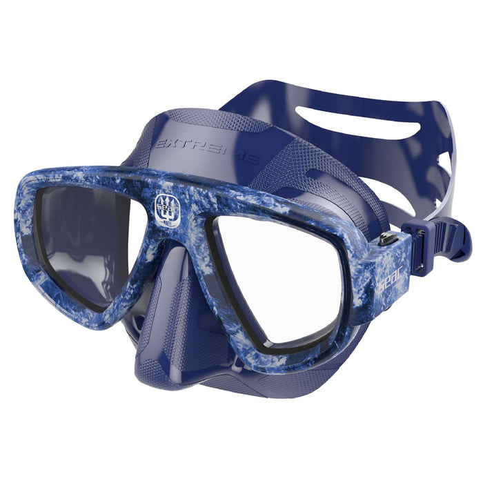 Maschera da apnea Extreme Camo Blu Seac 75-33MK-SB