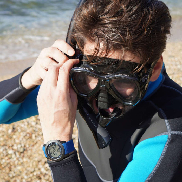 Snorkeling Mask Elba Black Seac 75-41N-SBL