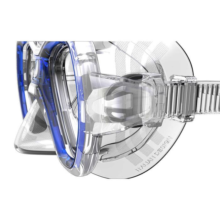 Masque de snorkeling Elba Md Transparent-Bleu Seac 75-42B-SKL