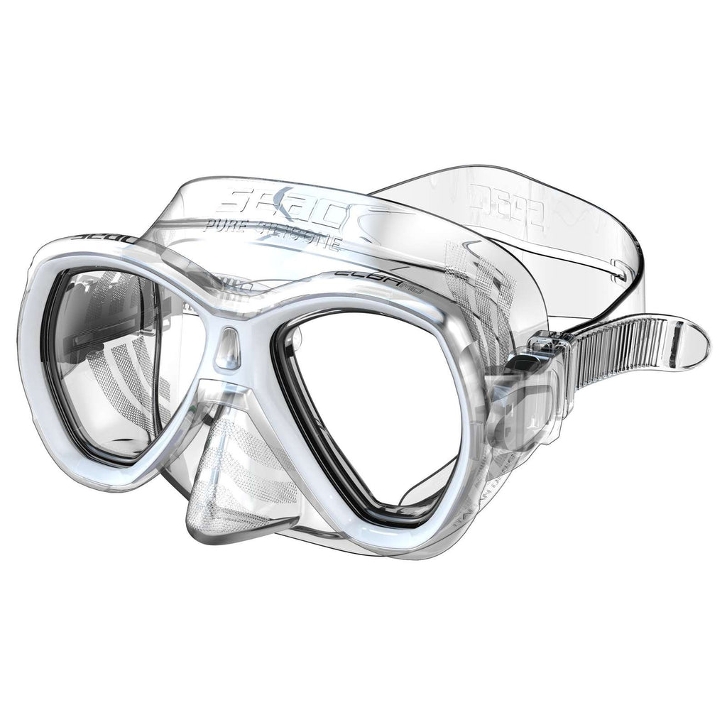 Masque de snorkeling Elba Md Transparent-Blanc Seac 75-42W-SKL