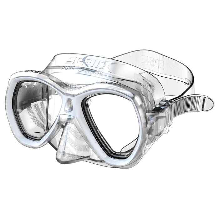 Masque de snorkeling Elba Md Transparent-Blanc Seac 75-42W-SKL