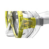 Masque de snorkeling Ischia Clear-Jaune Seac 75-43Y