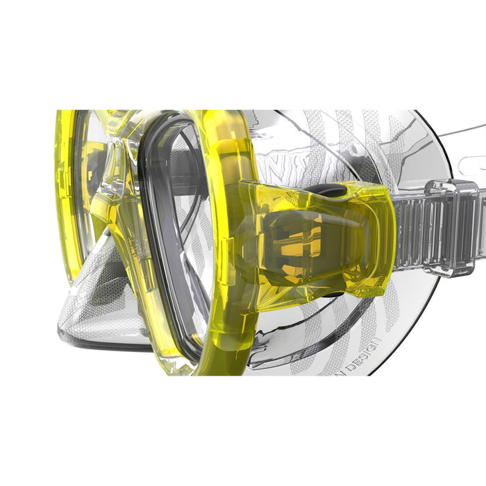 Máscara de snorkel Ischia Md Claro-Amarillo Seac 75-44Y