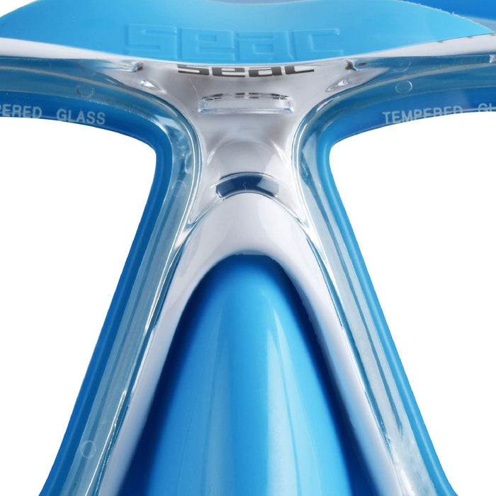 Maschera da snorkeling Procida Slt Clear-Azzurro Seac 75-46AZ-SLTAZ