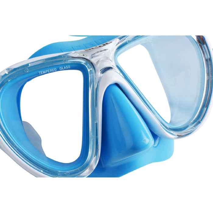 Maschera da snorkeling Procida Slt Clear-Azzurro Seac 75-46AZ-SLTAZ