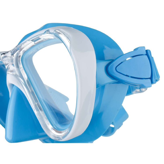 Maschera da snorkeling Procida Slt Clear-Azzurro Seac 75-46AZ-SLTAZ