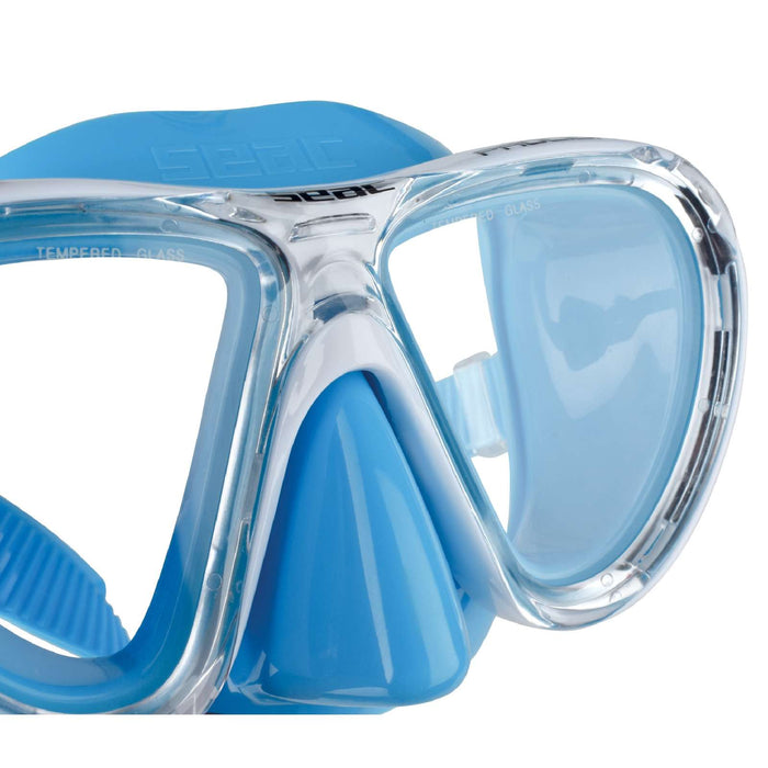 Maschera da snorkeling Procida Slt Clear-Azzurro Seac 75-46AZ-SLTAZ