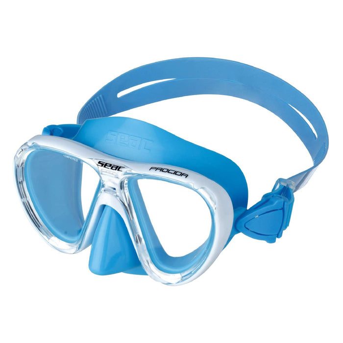 Maschera da snorkeling Procida Slt Clear-Azzurro Seac 75-46AZ-SLTAZ