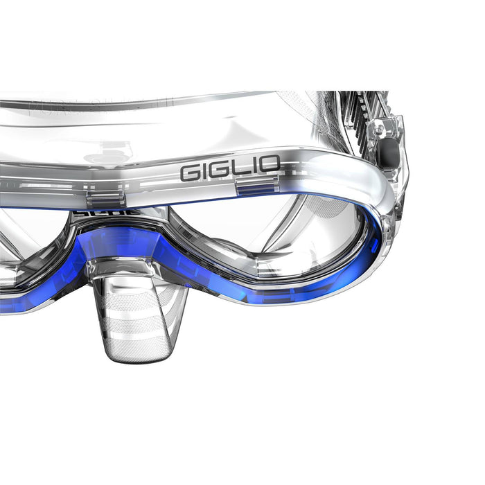 Masque de snorkeling Giglio Clear-Bleu Seac 75-47B-SKL