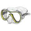 Masque de snorkeling Giglio Clear-Jaune Seac 75-47Y-SKL