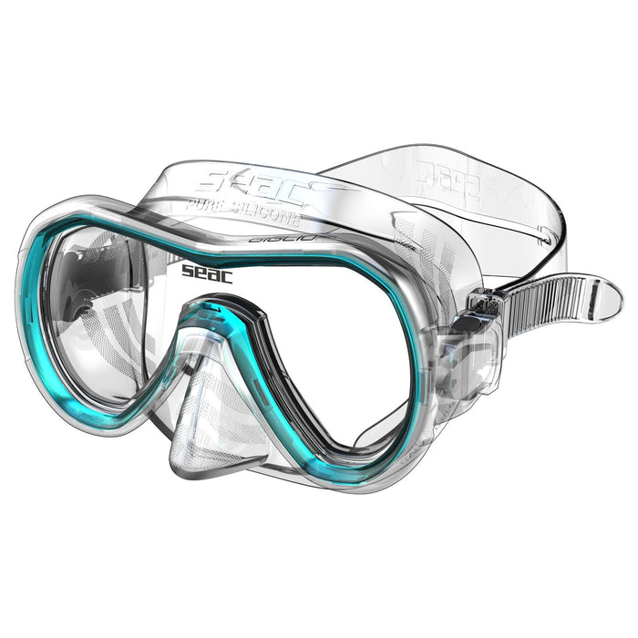 Masque de snorkeling Giglio Md Clear-Turquoise Seac 75-48A-SKL