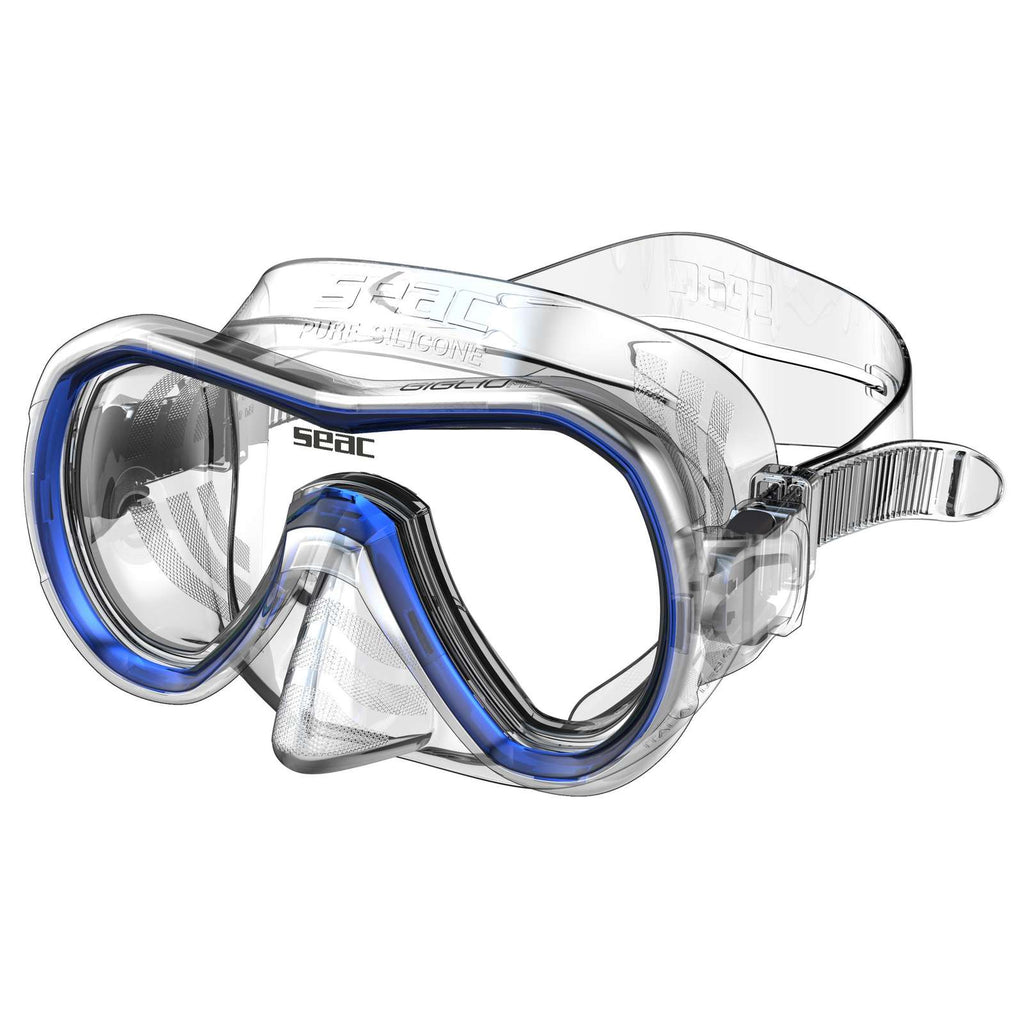 Masque de snorkeling Giglio Md Clear-Bleu Seac 75-48B-SKL