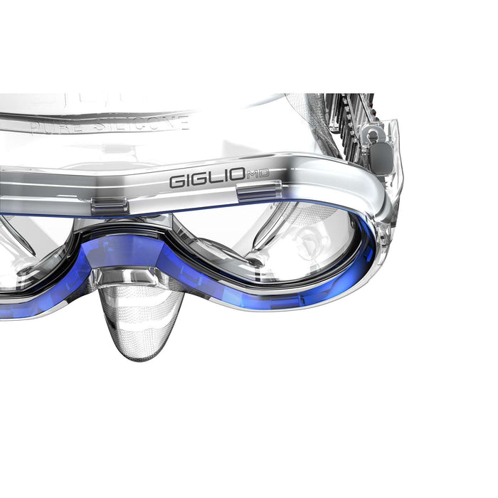 Masque de snorkeling Giglio Md Clear-Bleu Seac 75-48B-SKL