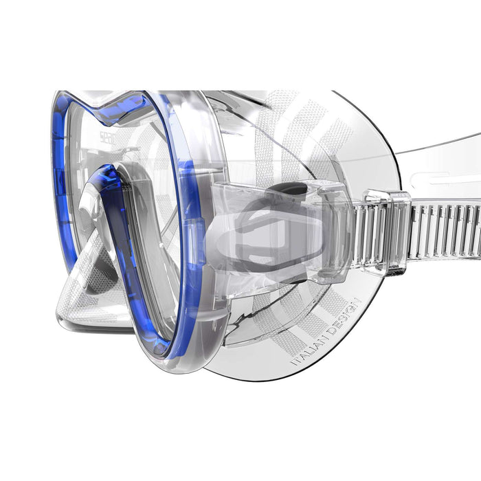 Masque de snorkeling Giglio Md Clear-Bleu Seac 75-48B-SKL