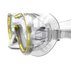 Masque de snorkeling Giglio Md Clear-Jaune Seac 75-48Y-SKL
