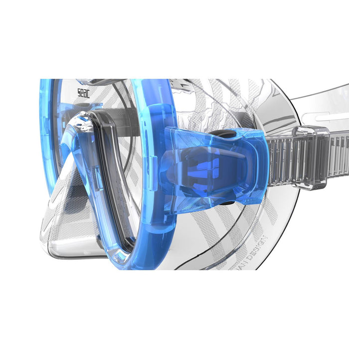 Maska do snorkelingu Panarea Clear-Niebieska Seac 75-49B