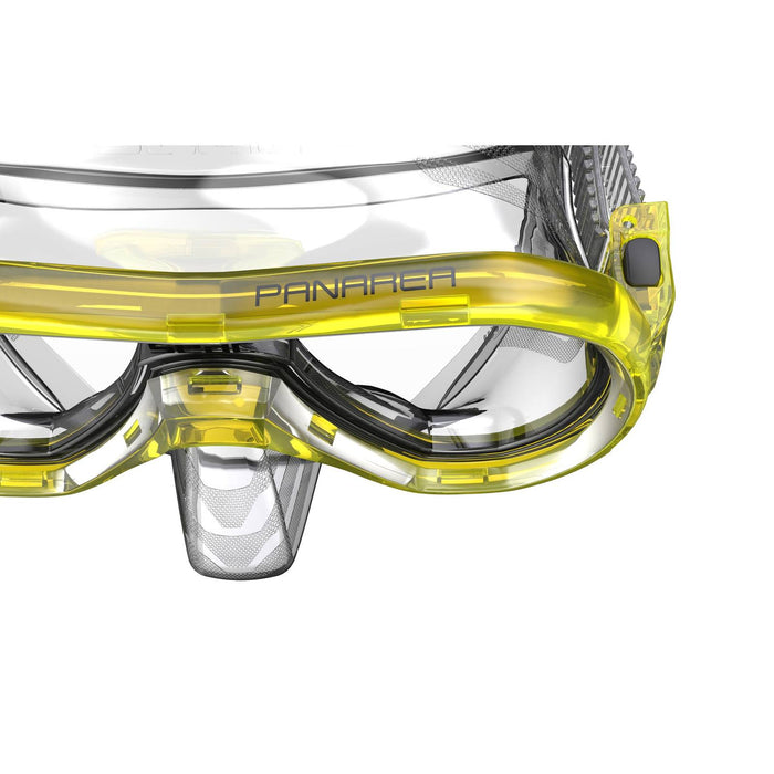 Masque de snorkeling Panarea Clear-Jaune Seac 75-49Y