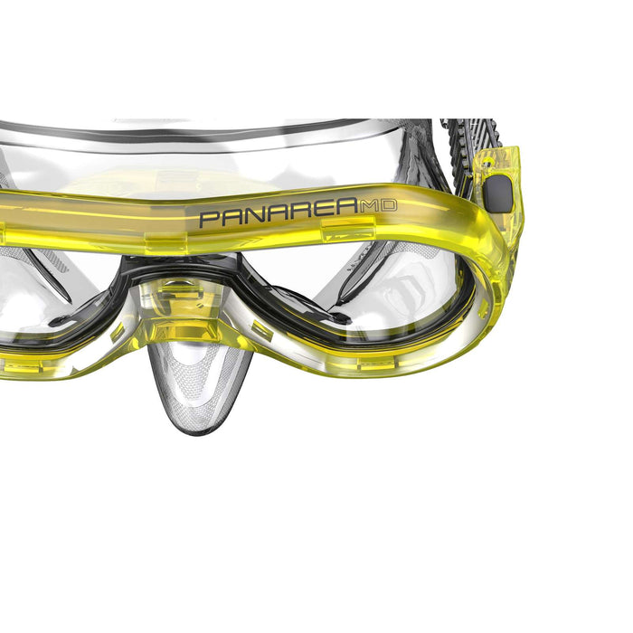Maska do snorkelingu Panarea Md Clear-Żółta Seac 75-50Y