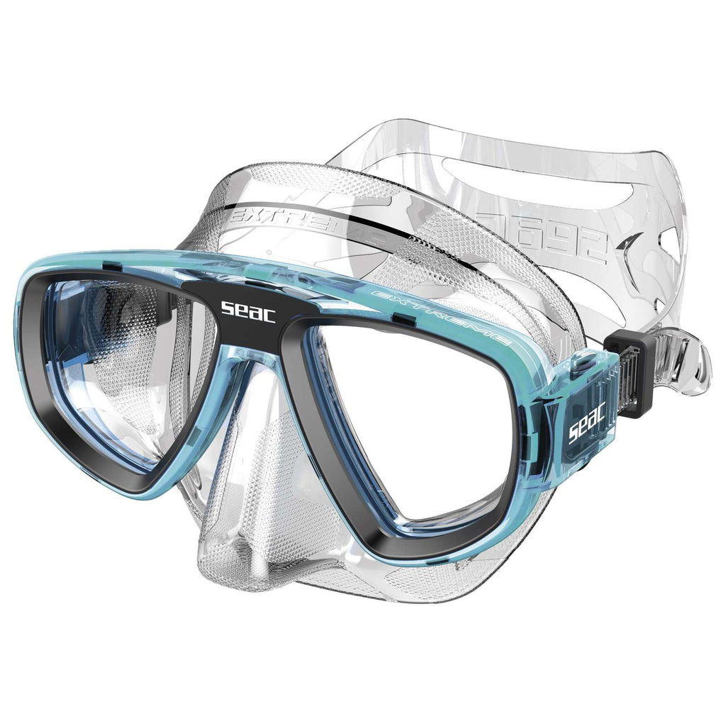 Máscara de Snorkel de Buceo Extreme 50 Clara-Acuamarina Seac 75-65A-SKL