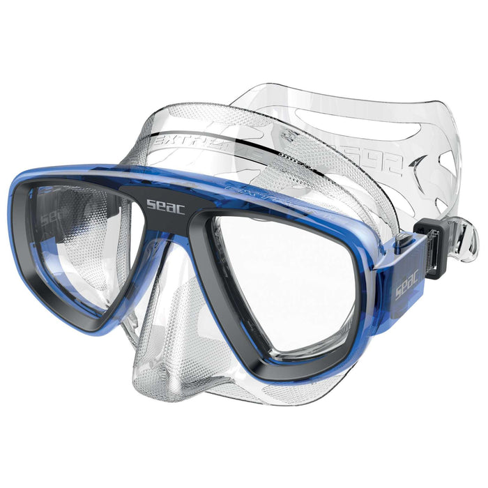 Máscara de snorkel de buceo Extreme 50 Claro-Azul Claro Seac 75-65BC-SKL