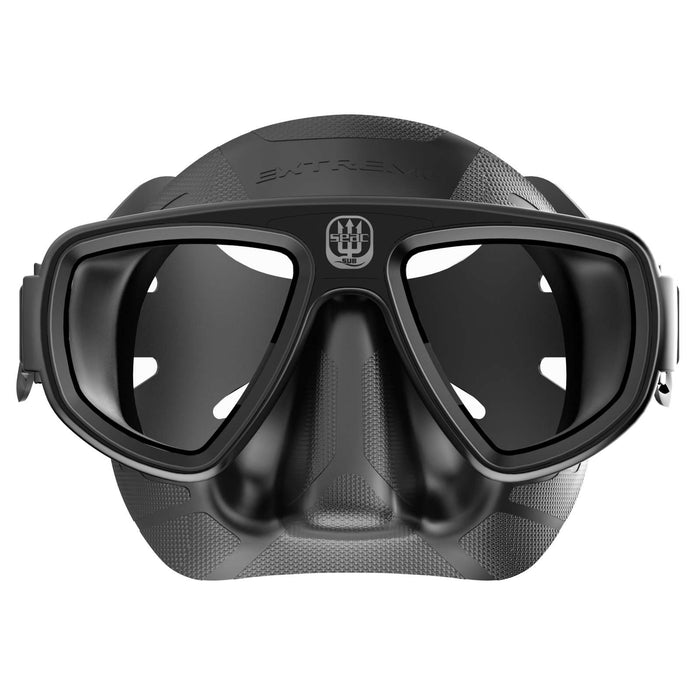 Máscara de snorkel de buceo Extreme 50 Negra-Negro Seac 75-65N-SBL