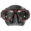 Máscara de snorkel de buceo Extreme 50 Negra-Roja Seac 75-65NR-SBL