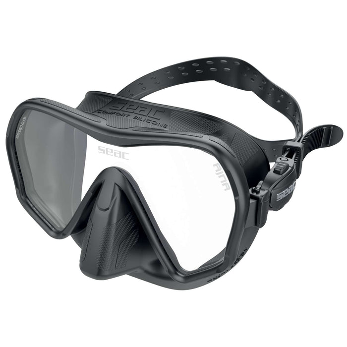 Máscara de Buceo Ajna Negro-Negro Seac 75-67N-SBL