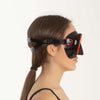 Máscara de Buceo Ajna Negro-Rojo Seac 75-67R-SBL