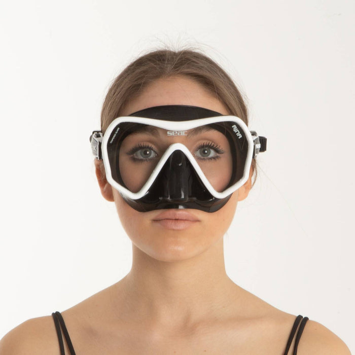 Máscara de Buceo Ajna Negro-Blanco Seac 75-67W-SBL