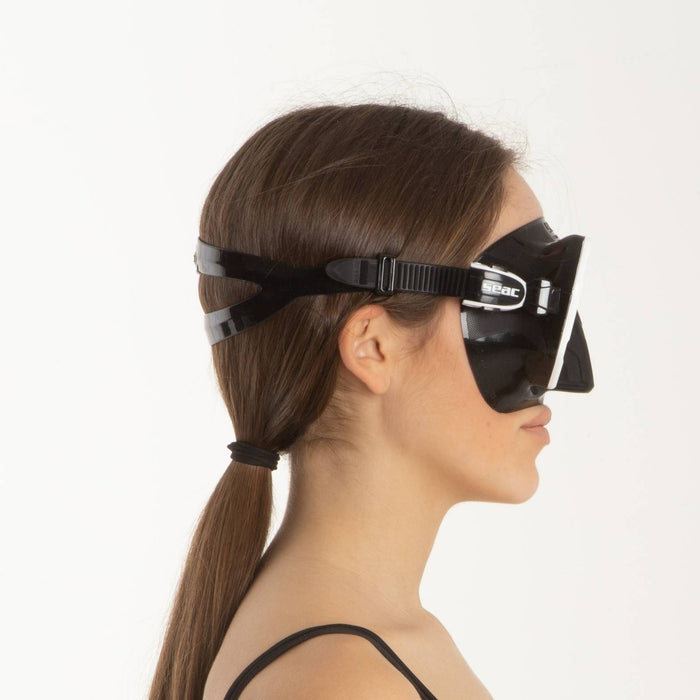 Máscara de Buceo Ajna Negro-Blanco Seac 75-67W-SBL