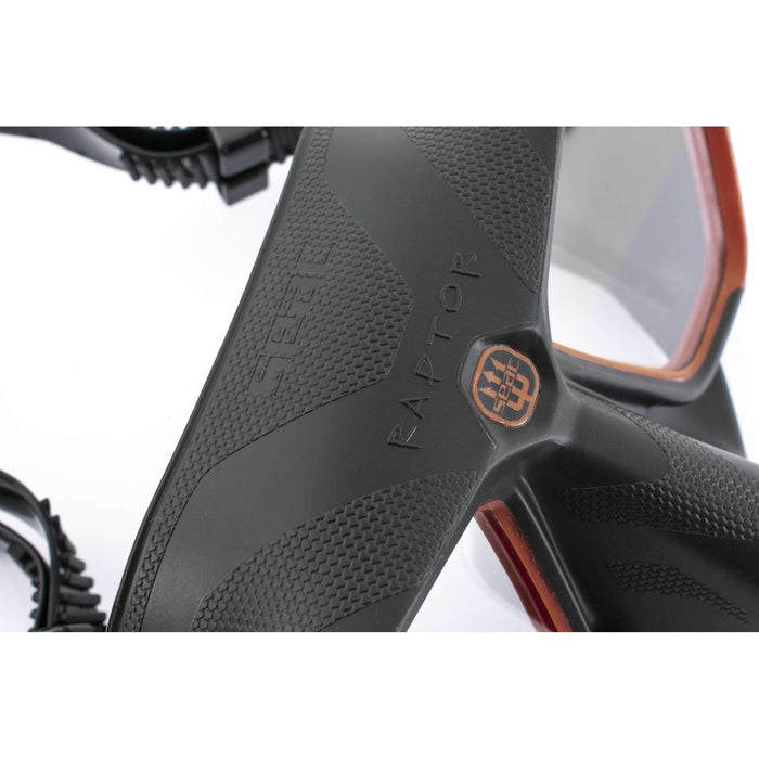 Máscara de Apnea y Pesca Submarina Raptor Negro-Rojo Seac 75-68R-SBL