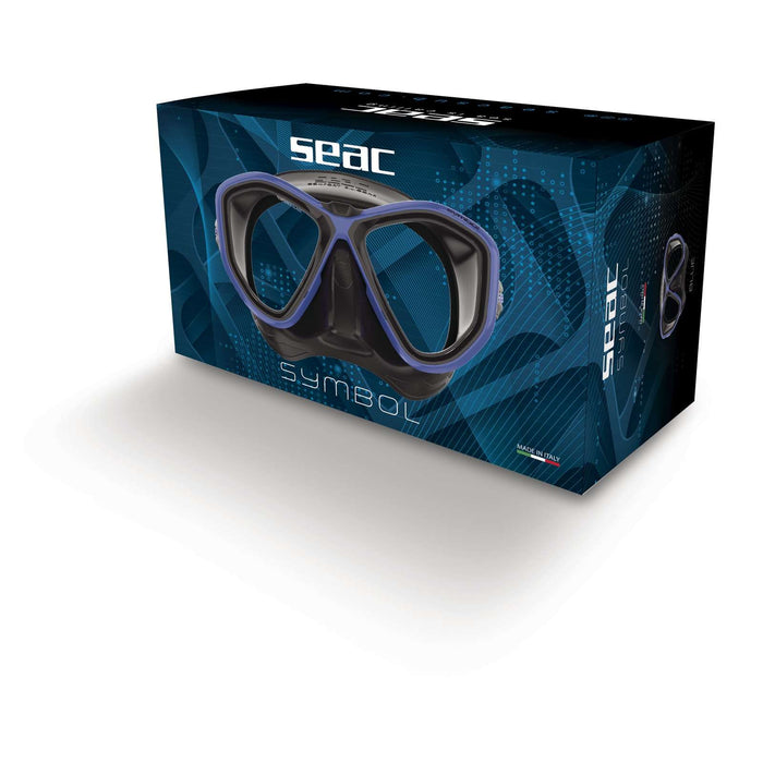 Máscara de Buceo Symbol Negra-Azul Seac 75-70B-SBL