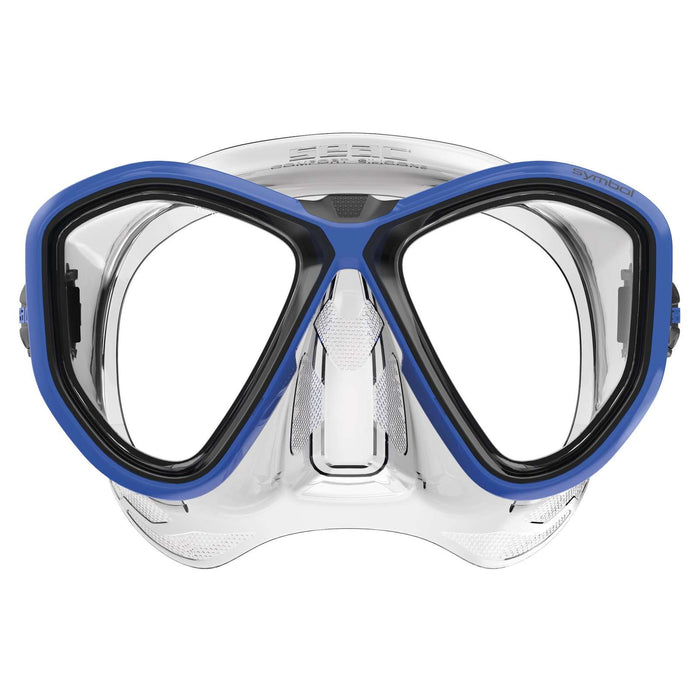 Máscara de Buceo Symbol Transparente-Azul Seac 75-70B-SKL