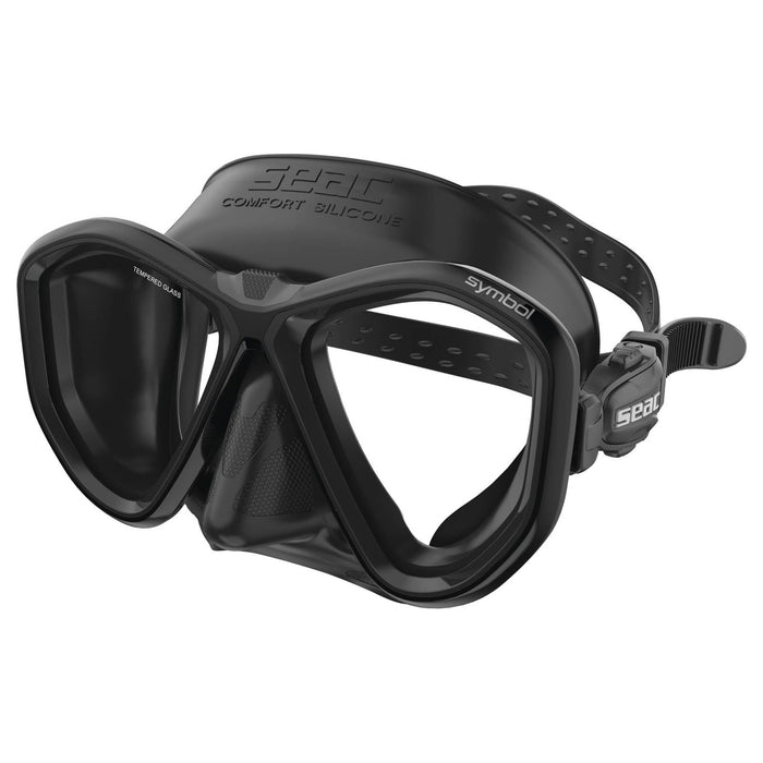 Máscara de Buceo Symbol Asian Fit Negra-Negra Seac 75-72N-SBL