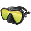 Máscara de Buceo Appeal Lentes Espejadas Negra-Negra Seac 75-73N-SBL-LS