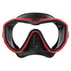Máscara de Buceo Appeal Asian Fit Negra-Roja Seac 75-75R-SBL